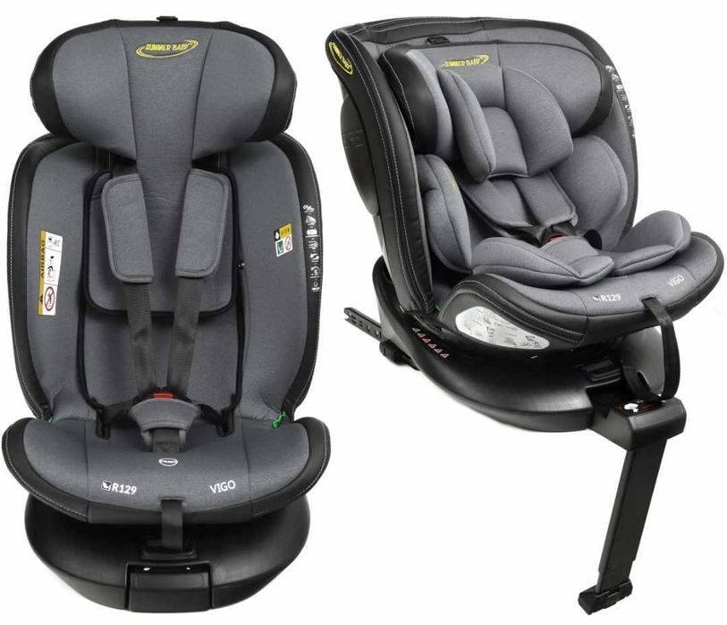 Fotelik Samochodowy SUMMER BABY VIGO i-Size 360° z nogą stabilizującą