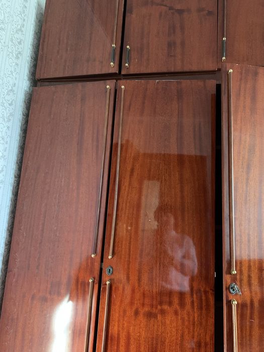 Шафа, трьохстрорчата, з антресолями