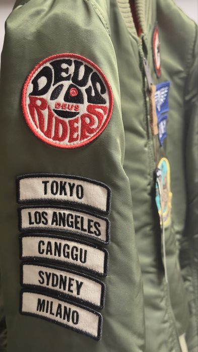 Alpha Industries & Deus Ex Machina MA-1 Flight Jacket NOWA M