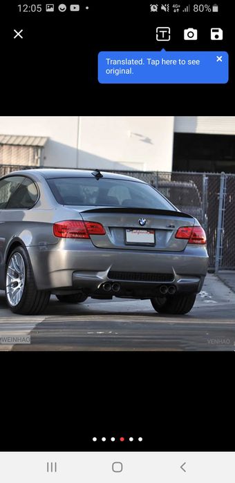 Spoiler aileron bmw e92, e93