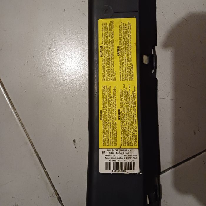 Airbag Cortina Esquerdo Opel Astra H