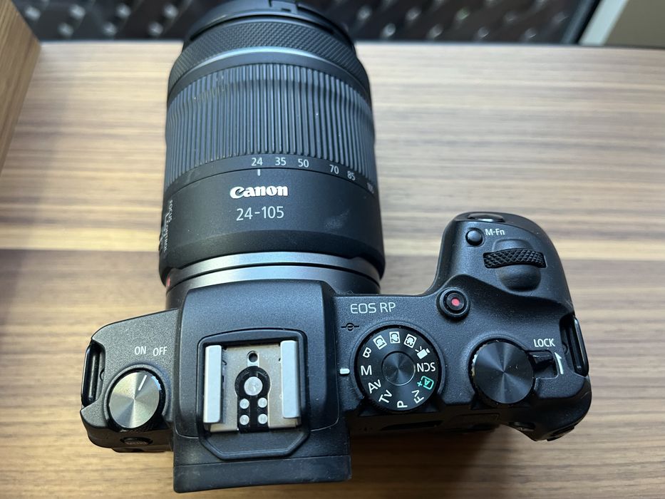 Canon EPS RP como nova com lente 24-105 (posso vender só o corpo)