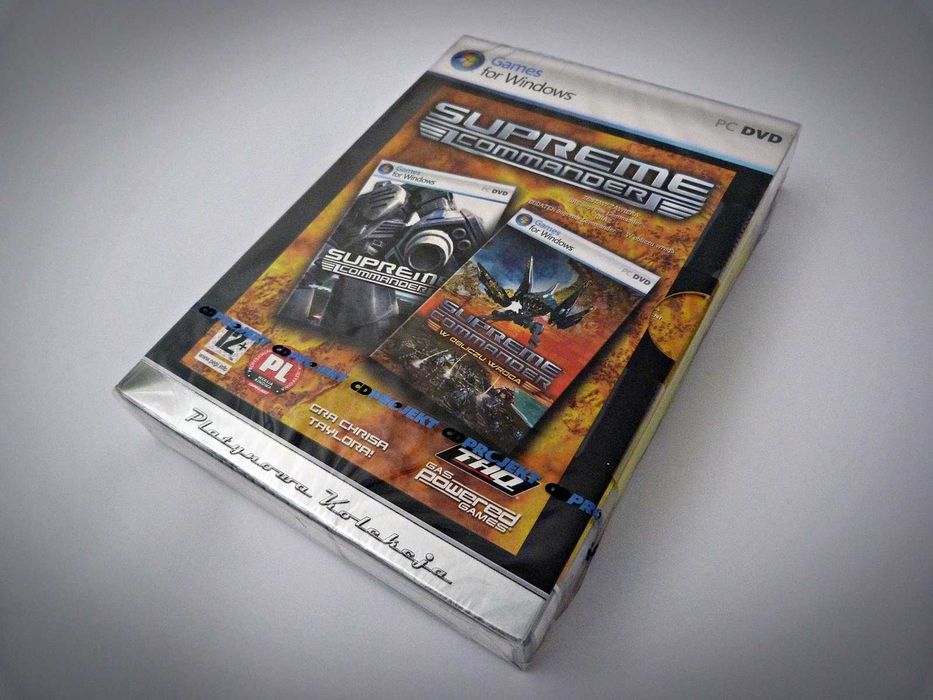 Supreme Commander + W Obliczu Wroga NOWA W FOLII Platynowa Kolekcja PL
