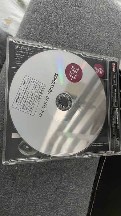 Sepultura ‎– Dante XXI - cd promo