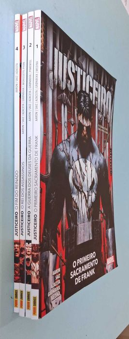 JUSTICEIRO (4ª Série) - Panini Editora Nº 1 a 4 completa , em português.
