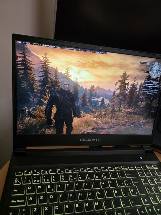 Portátil gaming rtx 3060 6gb, i5 10500H,16gb ram DDR4, 512gb nvme