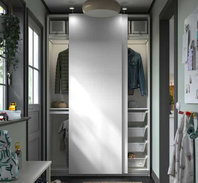 2 Roupeiros IKEA PAX Branco / cada 100x35x236 – Como novo