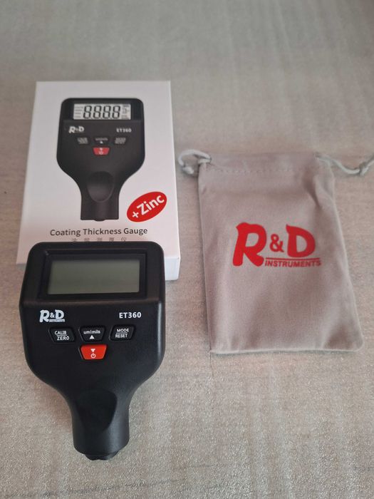 Товщіномір   фарби R&D ET360 + Zinc  Толщиномер