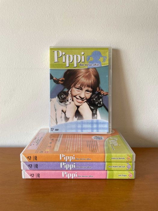 Lote DVDs Pipi das Meias Altas