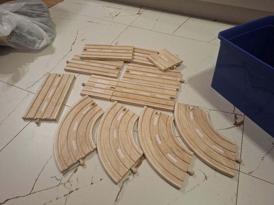 Tory skladane drewniane