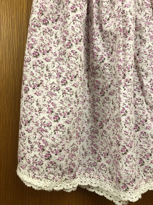 Vestido caicai rosa com flores