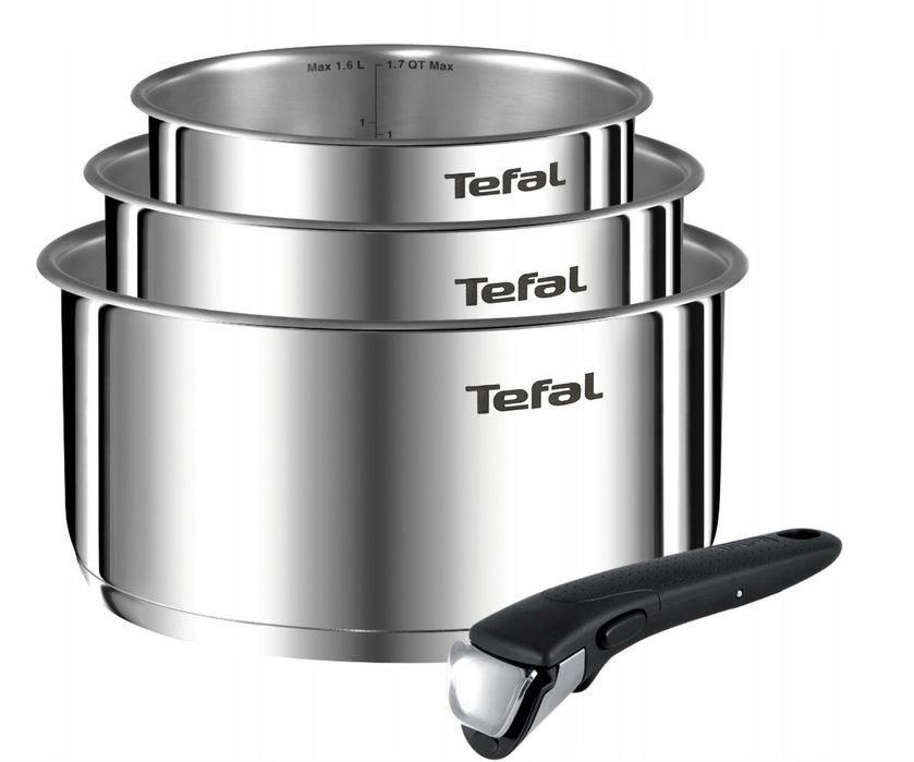 Zestaw garnków Tefal Ingenio Emotion + uchwyt