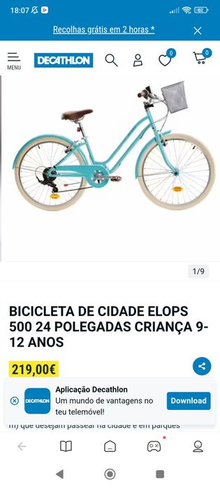 Bicicleta 24 polegadas