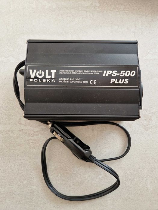 Przetwornica samochodowa 500W 24VDC na 230VAC