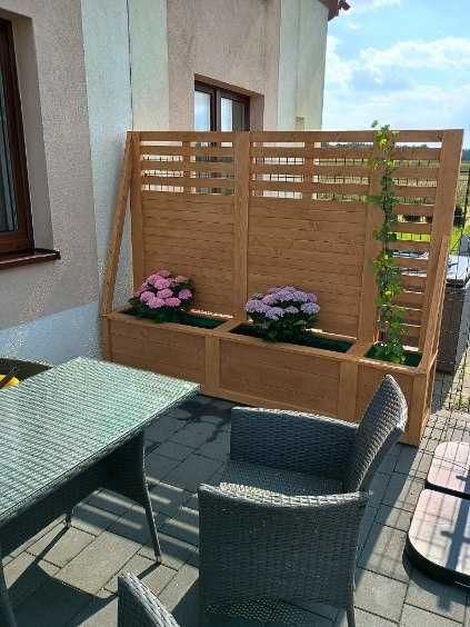 Pergole drewiane, donice z pergolami!