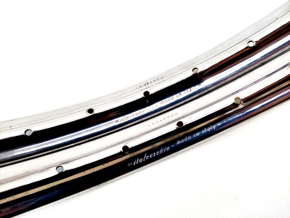 Kultowe obręcze ITALCERCHIO Made in ITALY Chrome 26x1 3/8