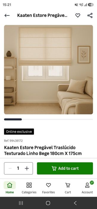 Estores KAATEN novos