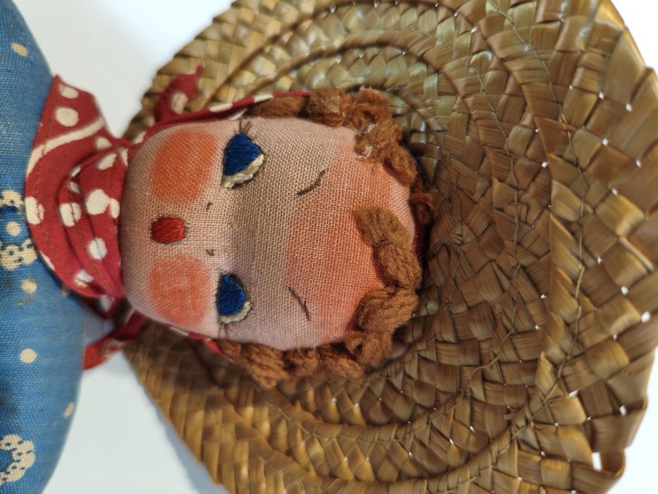 boneca em pano vintage
