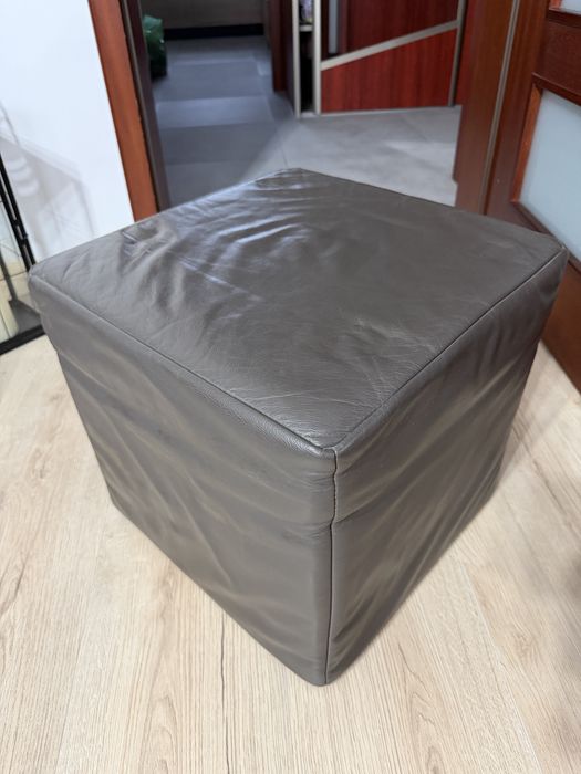 Pufa kostak ciemny brąz