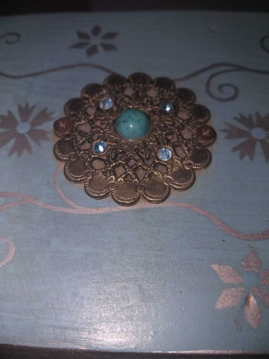 Pequeno guarda joias - móvel, com 3 gavetas [antigo] // TROCA