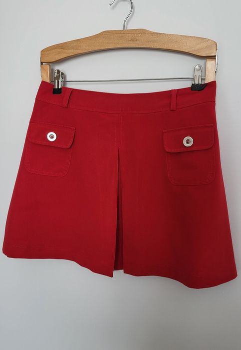 Krótka czerwona rozkloszowana spódnica Atmosphere, rozmiar 48