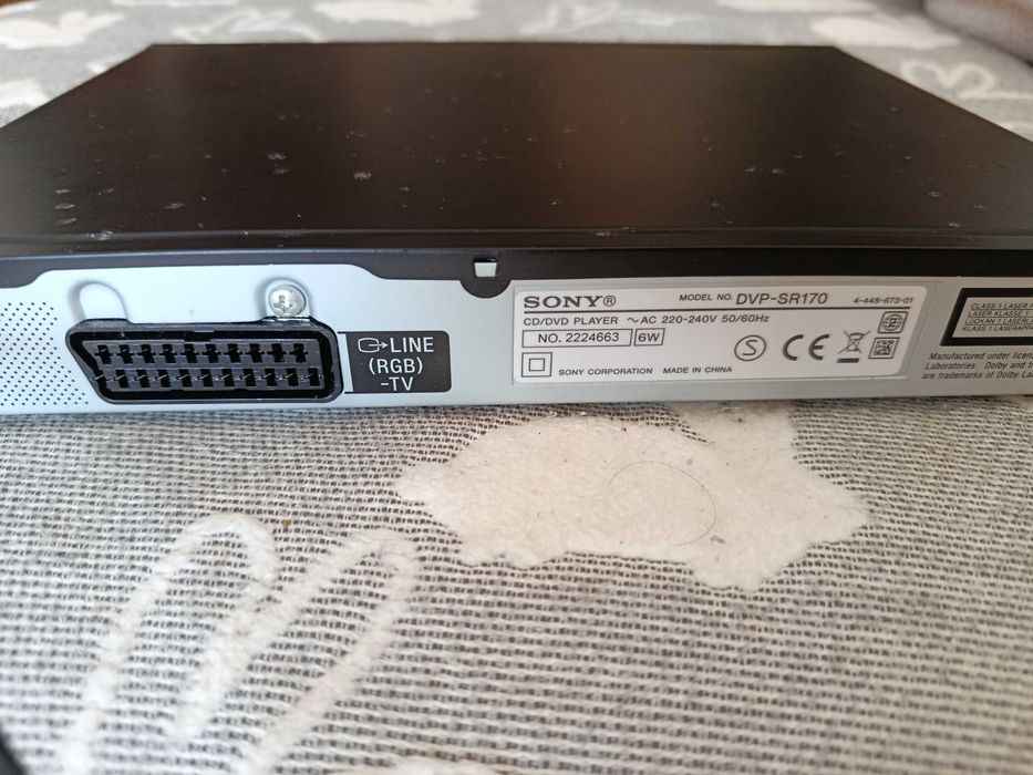 Leitor de  DVD Sony