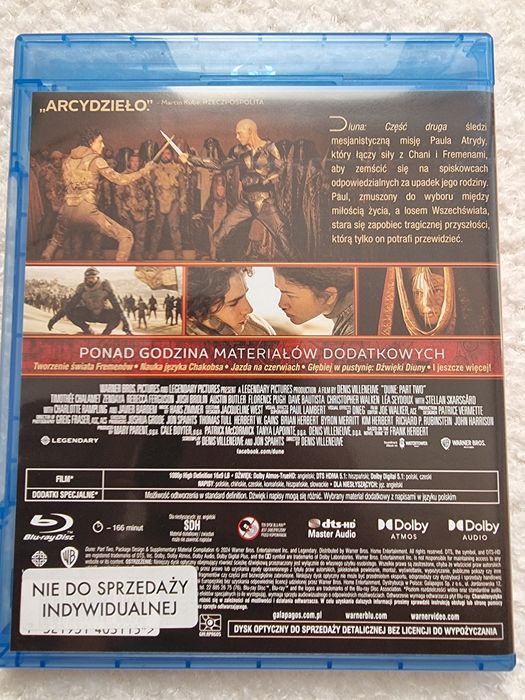 DIUNA 2 part II bluray blu-ray Lektor  PL napisy PL