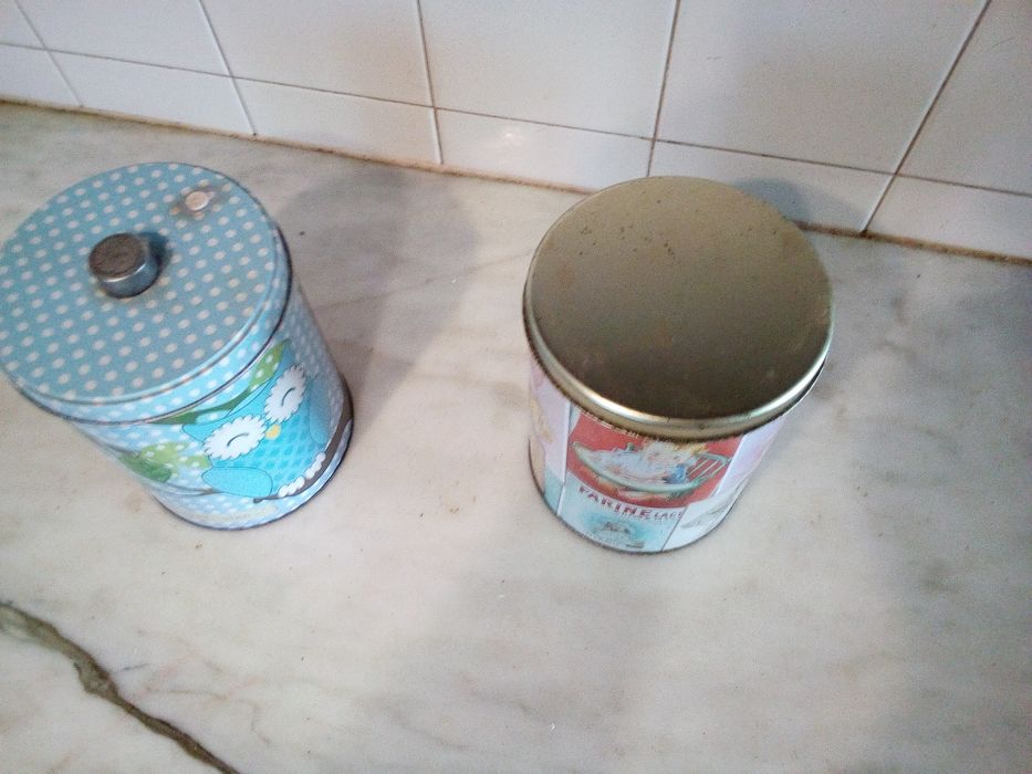 Conjunto de 2 Caixinhas em Metal