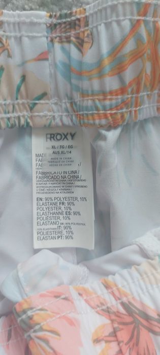 Szorty kąpielowe damskie Roxy bright white XL