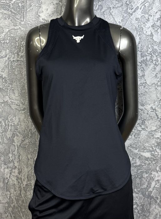 Under Armour Heatgear майка S-M размер женская спортивная черная