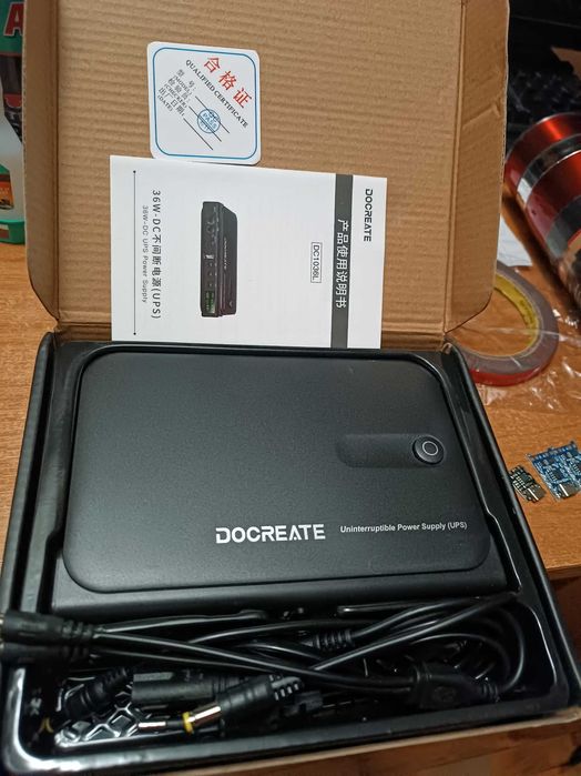 Джерело безперебійного живлення (ДБЖ/UPS) Docreate DC1036L – 36W