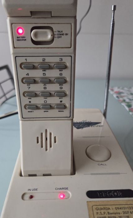 Telefone sem fio vintage Recor