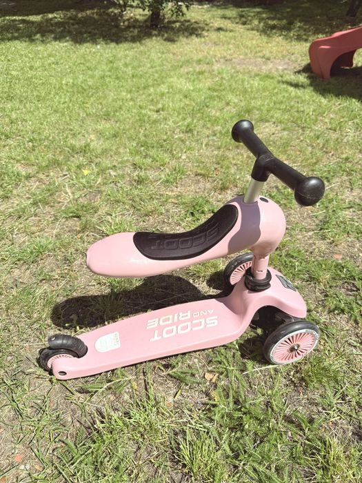 Hulajnoga sccot and rider