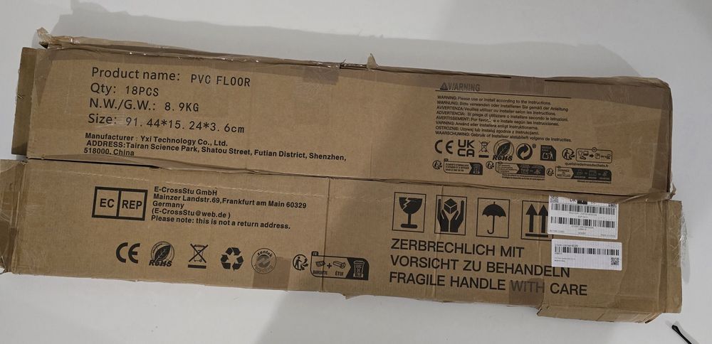 Panele podlogowe samoprzylepne,kolor szary