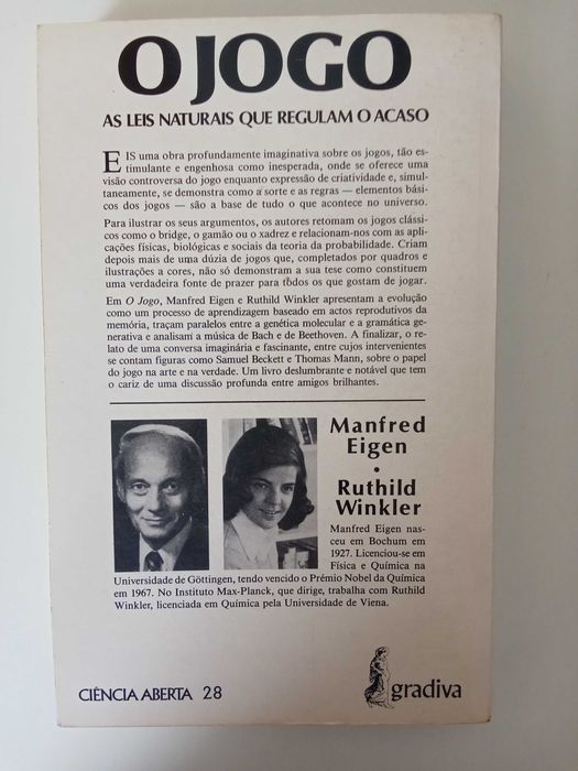 O Jogo - Manfred Eigen e Ruthild Winkler