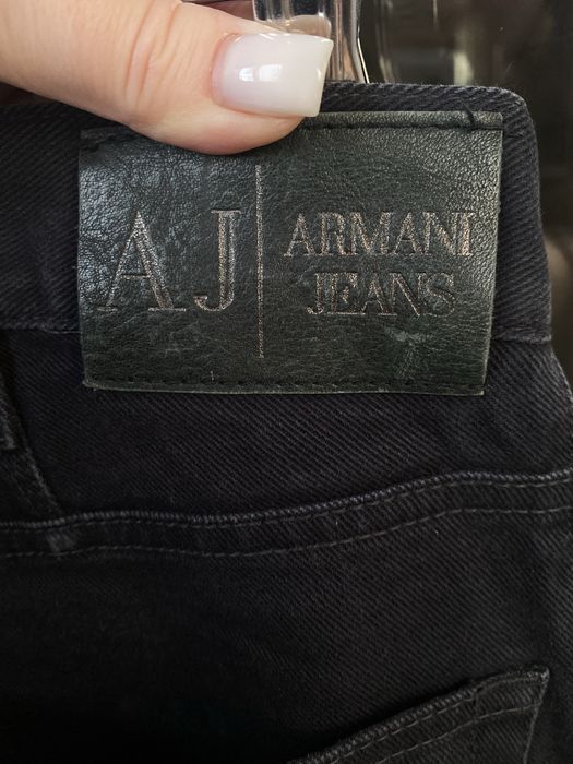 Джинси Armani Jeans (A|J) чорні J31 Regular Fit, оригінал