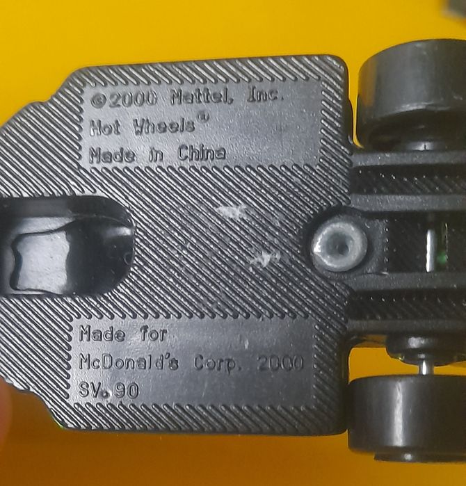 McDonald's hot wheels