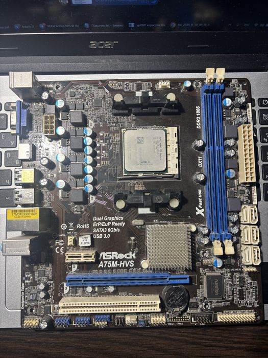 Продам материнку с процессором