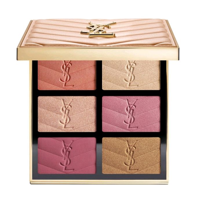 Yves Saint Laurent YSL Oasis Palette paleta do twarzy róż rozświetlacz