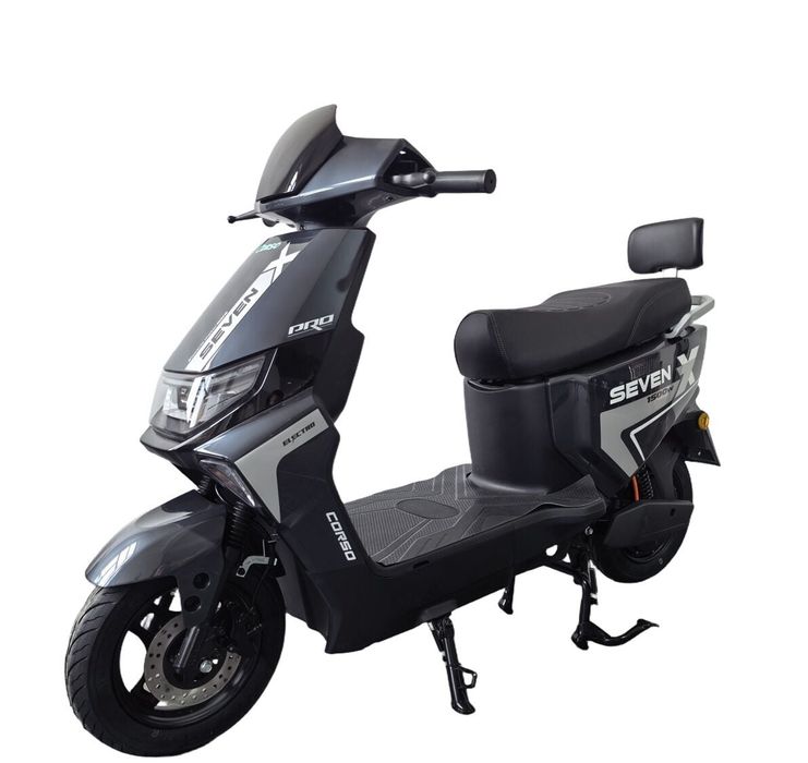 НОВИНКА! ДОСТАВКА Безкоштовна!Електричний мопед Corso SevenX SX-905069 (1) двигун 1500W, акумулятор літій-залізо-фосфатний 72V/30Ah