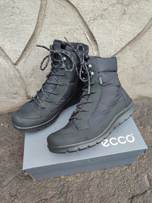 Ecco 39 чоботи жіночі зимові черевики сапоги теплі ботинки взуття ессо