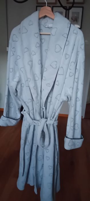 Ciepły Szlafrok damski z miękkiego polaru