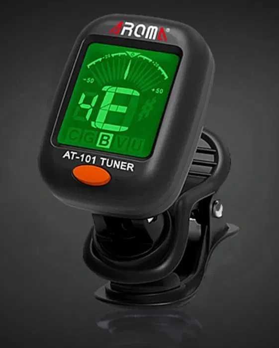Afinador Digital LED para Guitarra Elétrica, Viola e Violão NOVO