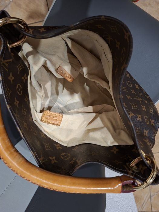 Louis vuitton torebka worek skora