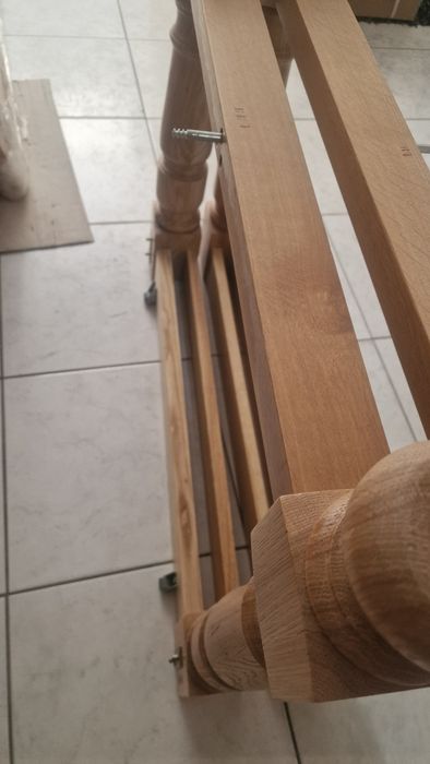 Mesa rectangular carvalho 1700x1000 extensivel + 50cms