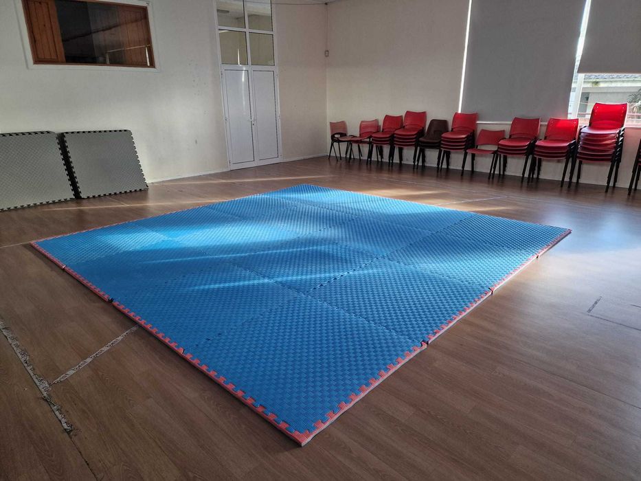 Tatami Artes Marciais - Jiu jitsu, karate, taekwondo - Azul e vermelho
