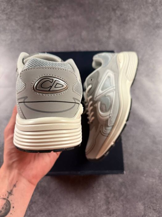 Преміум Якість! Кросівки Dior B30 Grey White • Діор Б30 (сірі,білі) dior