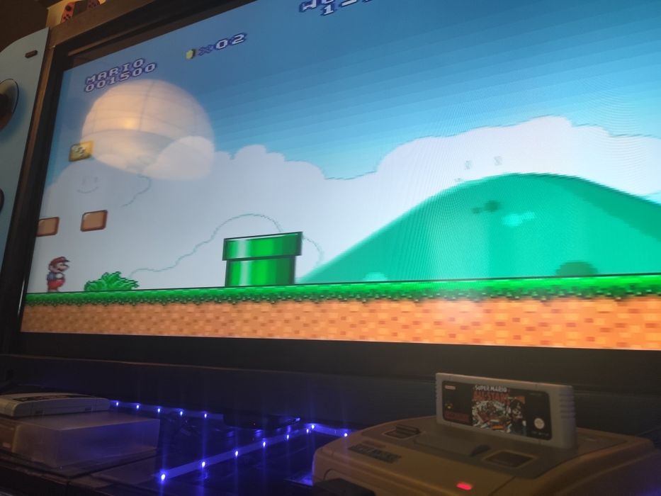 Super nintendo comando e 3 jogos