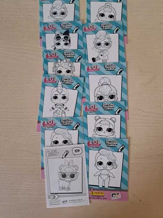 Lalkęa LOL Surprise OMG Doll i 75 kolekcjonerski kart 75sztuk Gratis