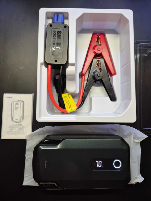 Baseus Super Energy Max Car Jump Starter CGNL020001 CRJS04 C01205 20000mAh 2000A пусковое устройство бустер павербанк аварийный стартер для автомобиля